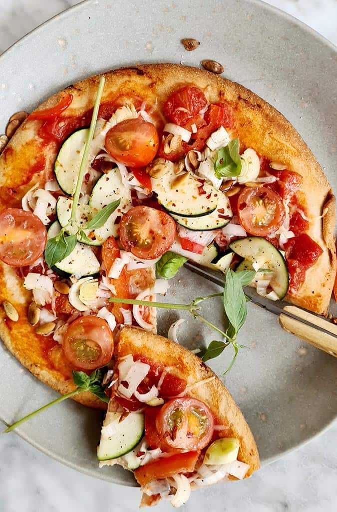 Vegan bloemkool pizza Magioni