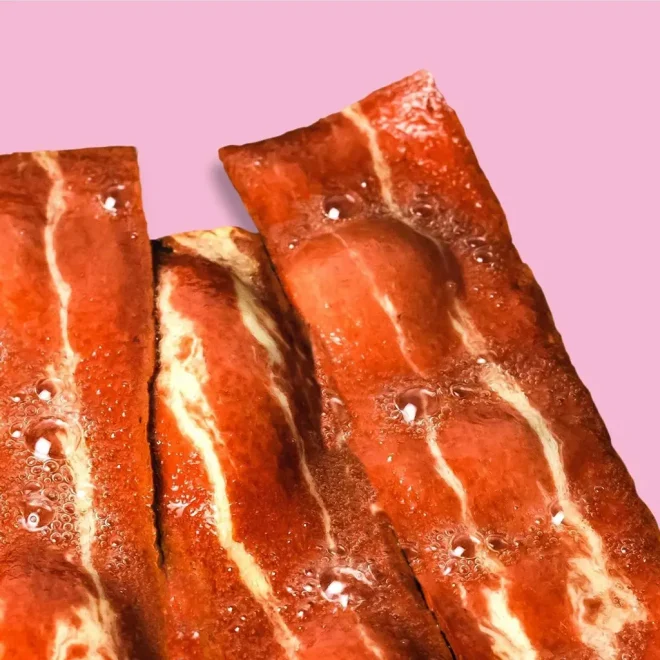 Vegan variant bacon